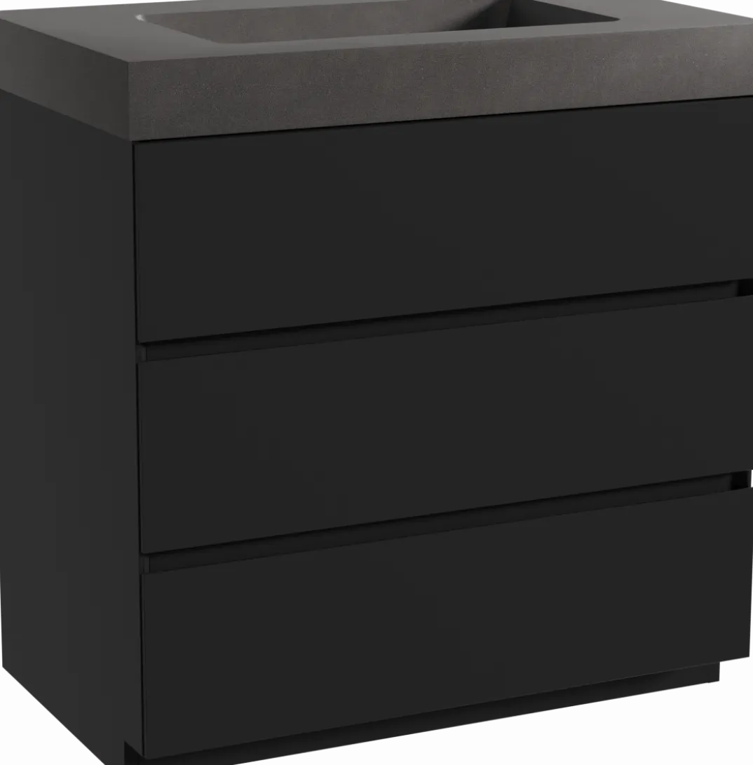 Storke Edge badkamermeubel met Scuro High wastafel