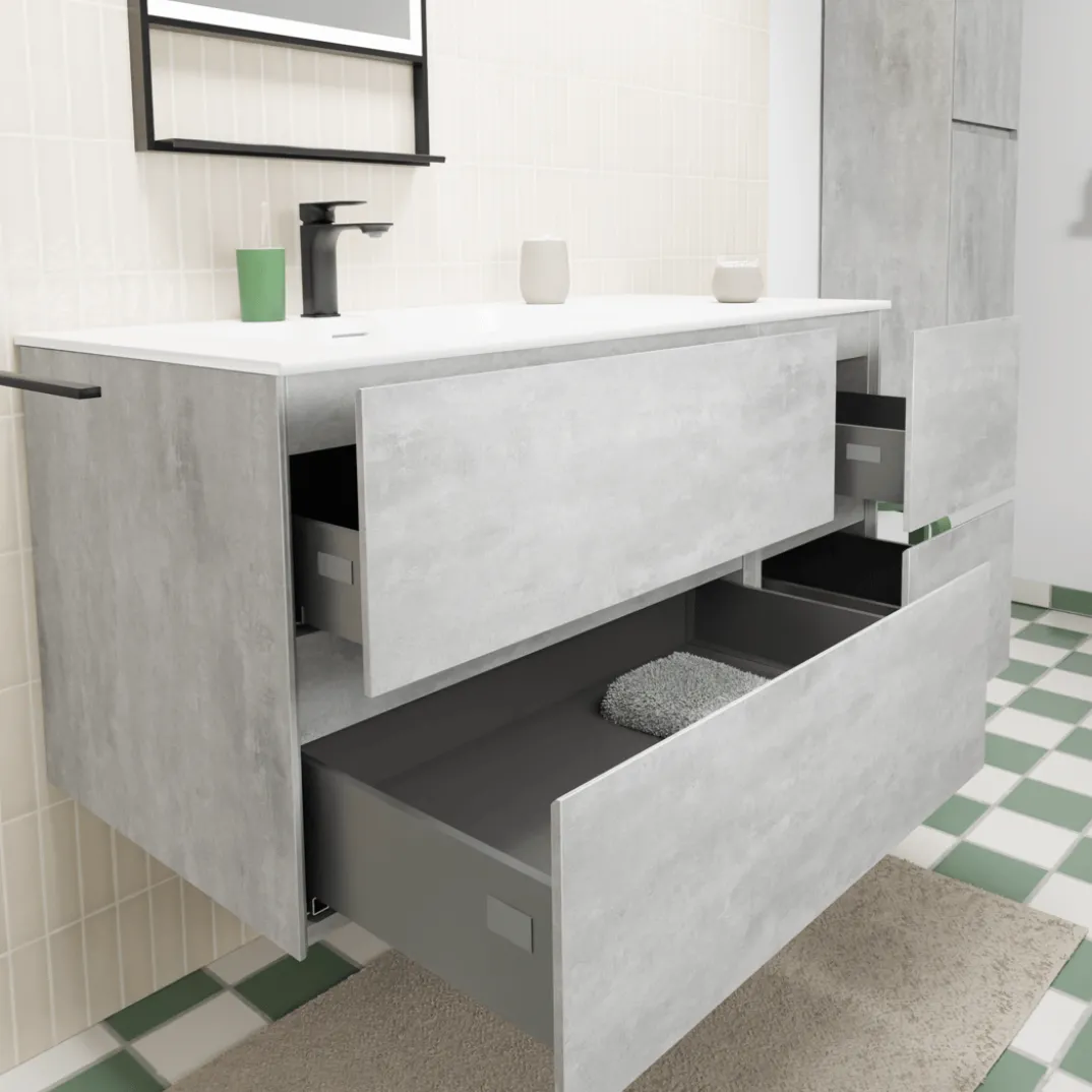 Storke Edge badkamermeubel met Mata wastafel