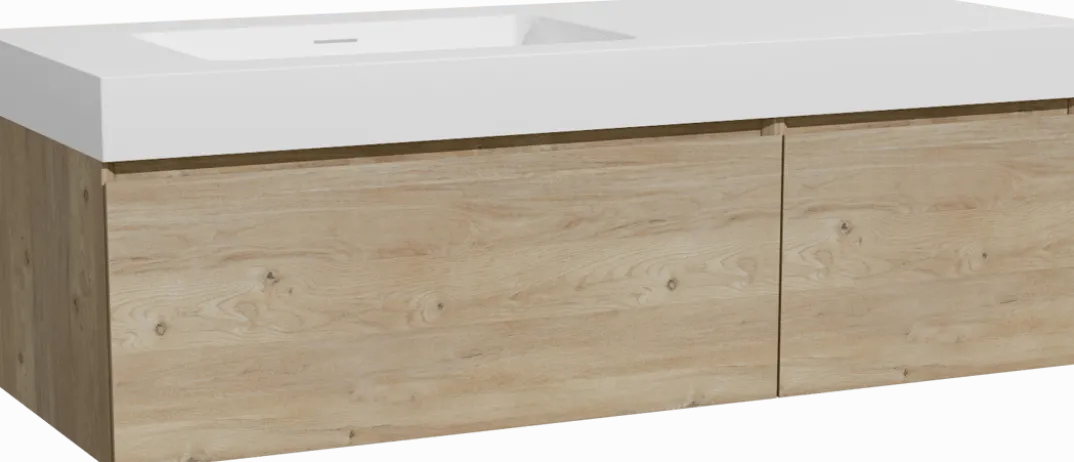 Storke Edge badkamermeubel met Mata High wastafel