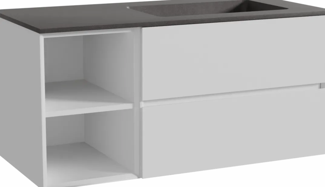 Storke Edge badkamermeubel met Scuro wastafel