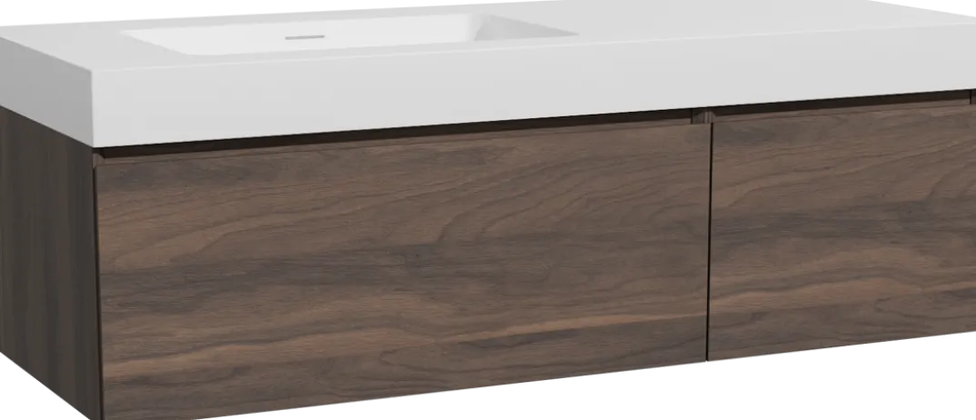 Storke Edge badkamermeubel met Mata High wastafel