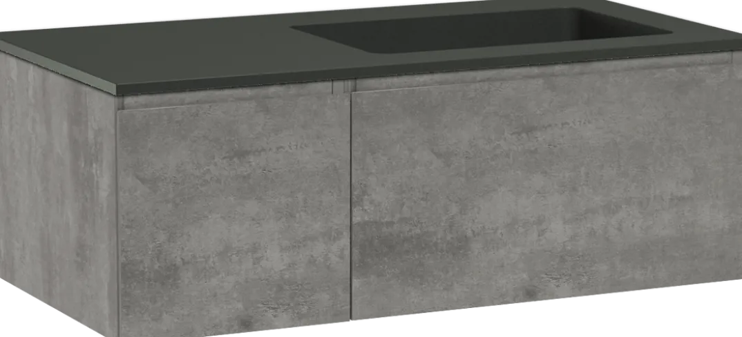 Storke Edge badkamermeubel met Scuro wastafel