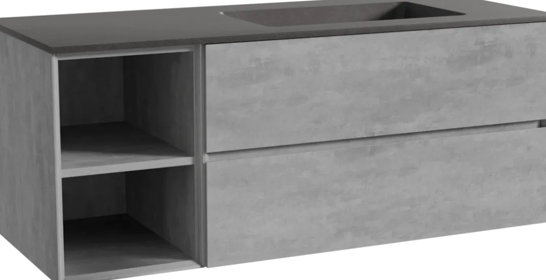 Storke Edge badkamermeubel met Scuro wastafel