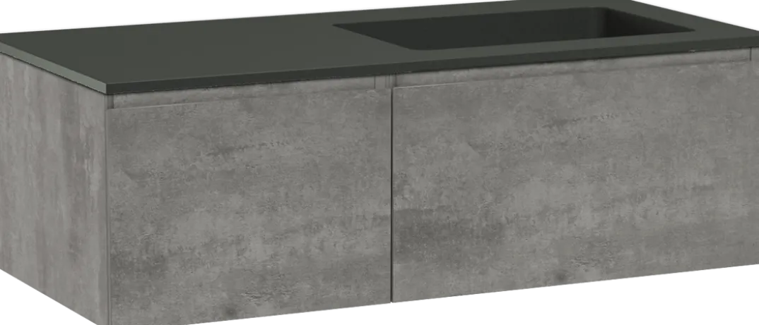 Storke Edge badkamermeubel met Scuro wastafel