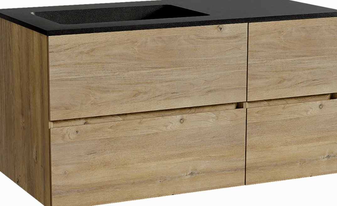 Storke Edge badkamermeubel met Scuro wastafel