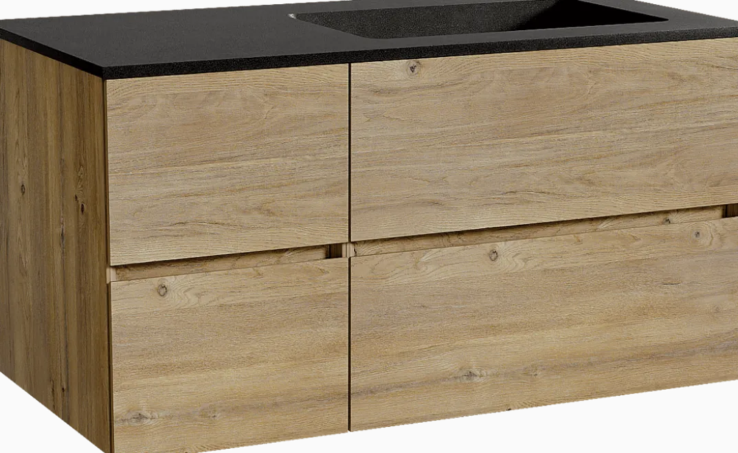 Storke Edge badkamermeubel met Scuro wastafel