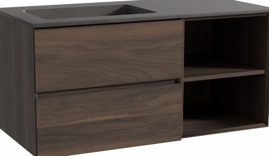 Storke Edge badkamermeubel met Scuro wastafel