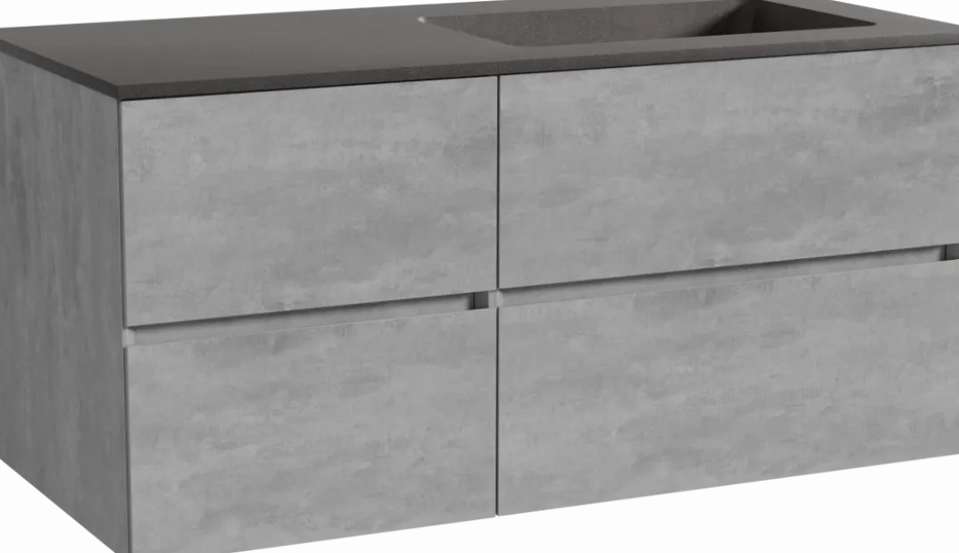 Storke Edge badkamermeubel met Scuro wastafel