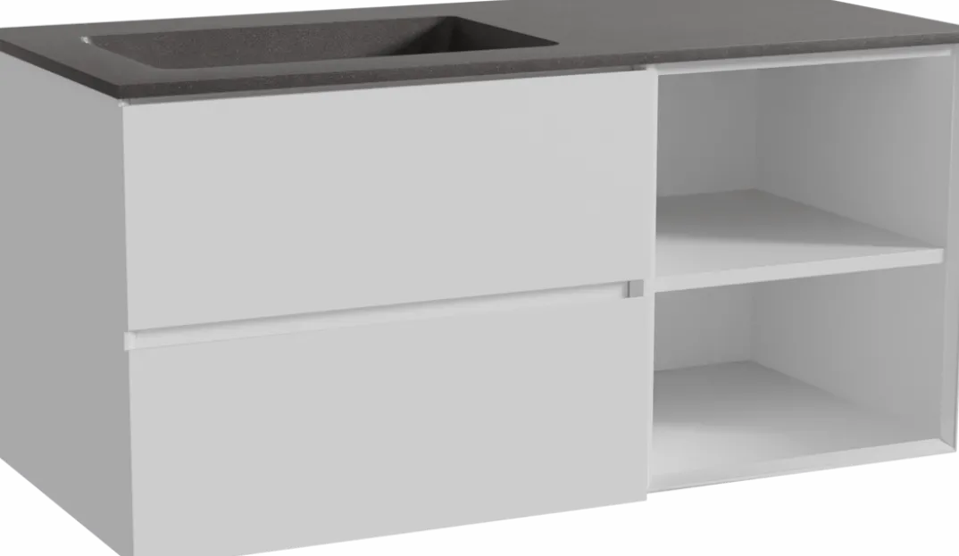 Storke Edge badkamermeubel met Scuro wastafel