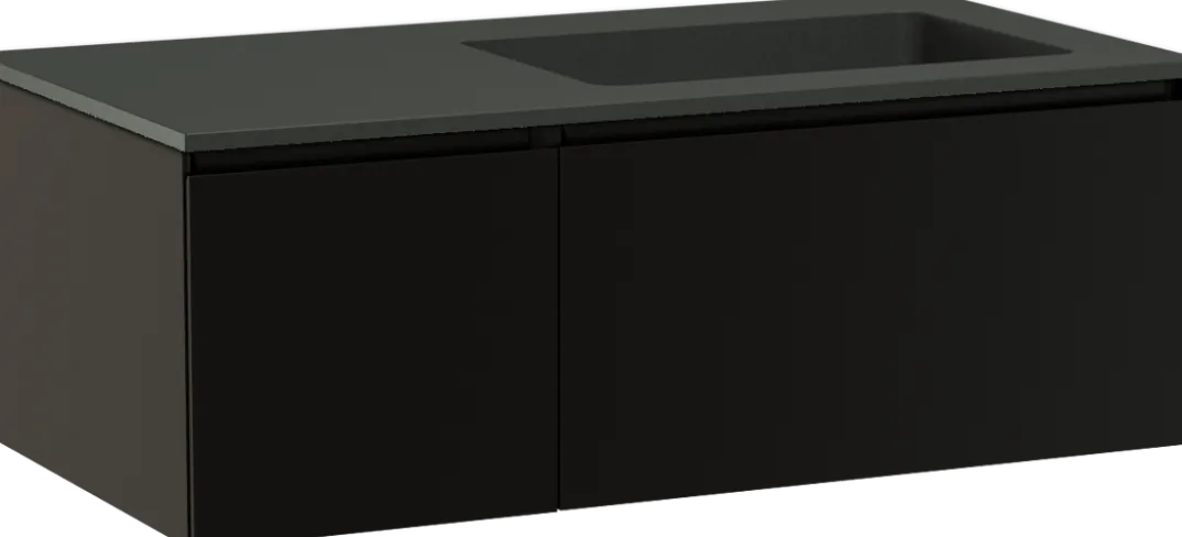 Storke Edge badkamermeubel met Scuro wastafel