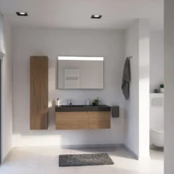 Storke Edge badkamermeubel met Scuro High wastafel