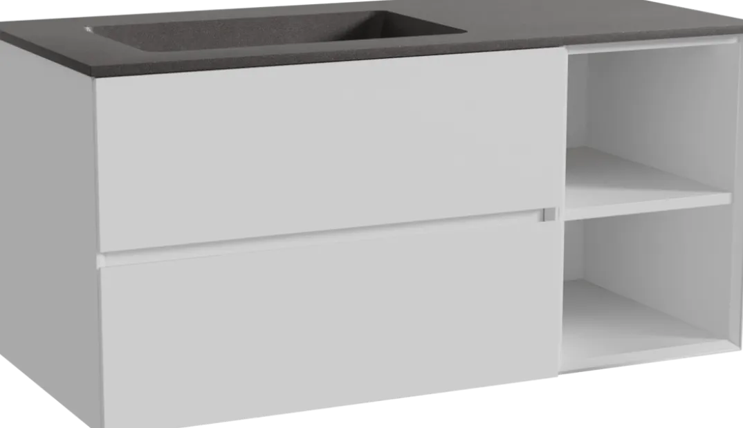 Storke Edge badkamermeubel met Scuro wastafel
