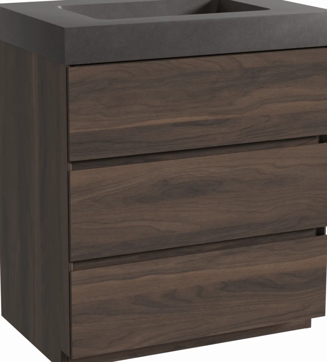Storke Edge badkamermeubel met Scuro High wastafel