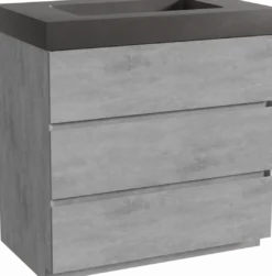 Storke Edge badkamermeubel met Scuro High wastafel