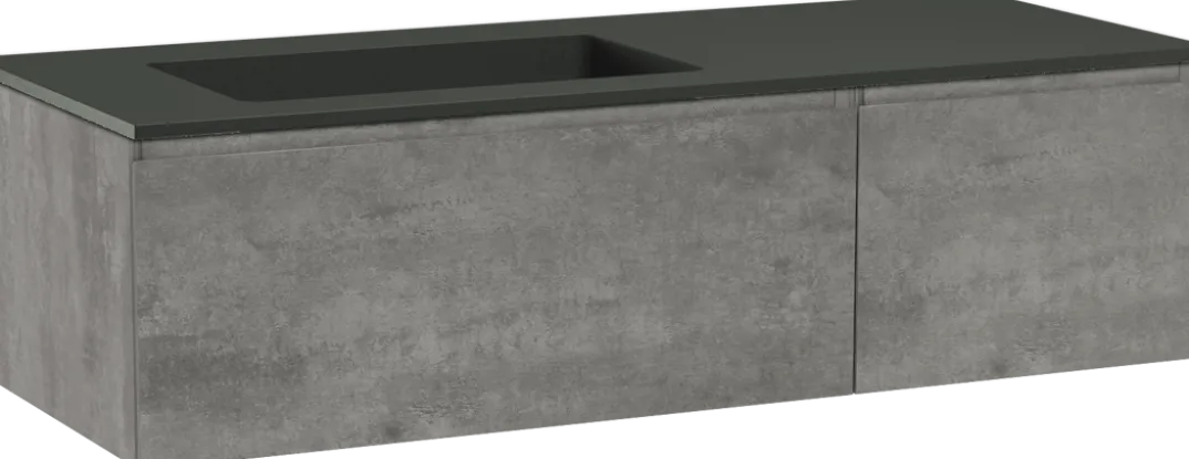Storke Edge badkamermeubel met Scuro wastafel
