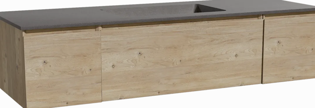 Storke Edge badkamermeubel met Scuro wastafel