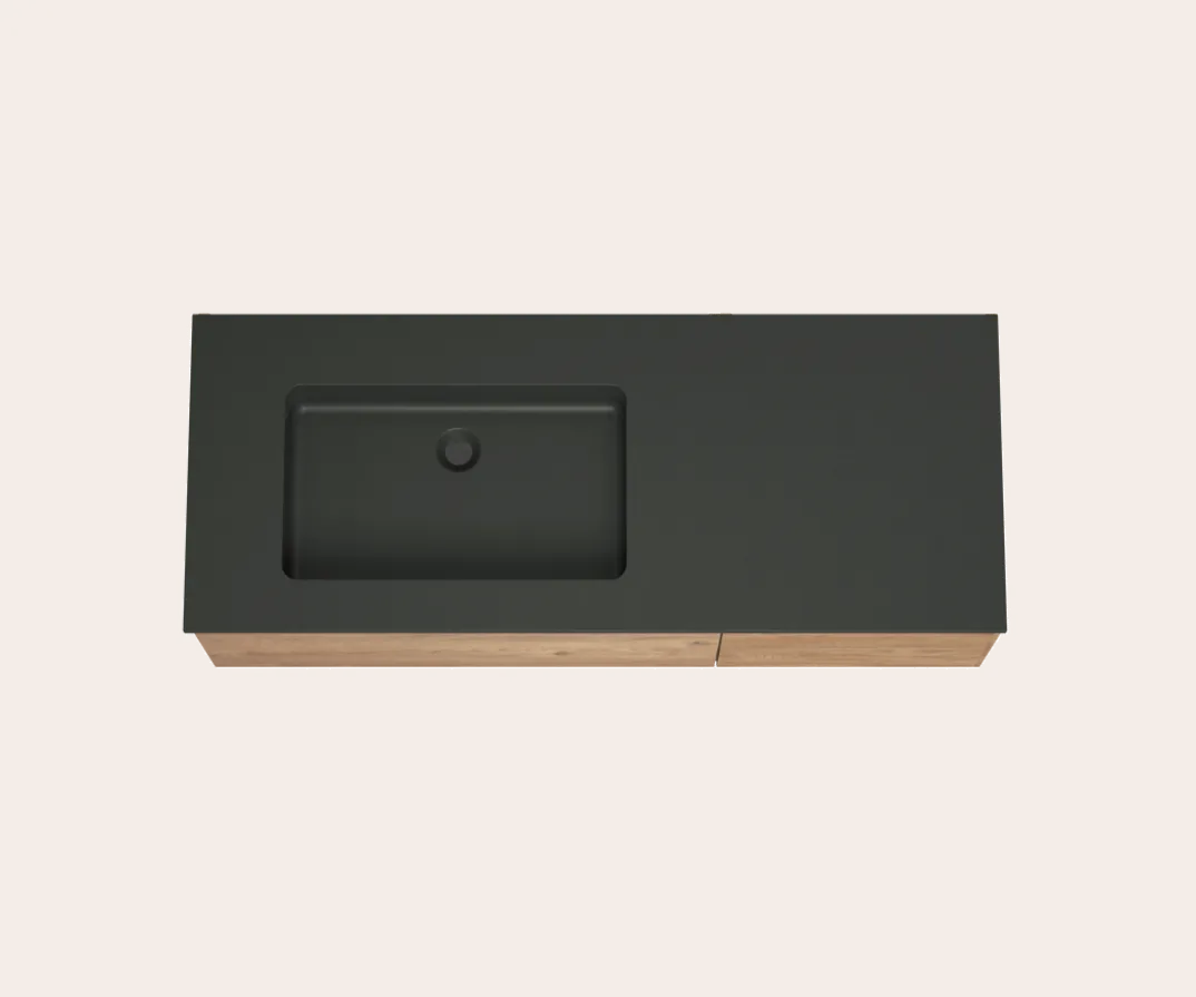 Storke Edge badkamermeubel met Scuro wastafel