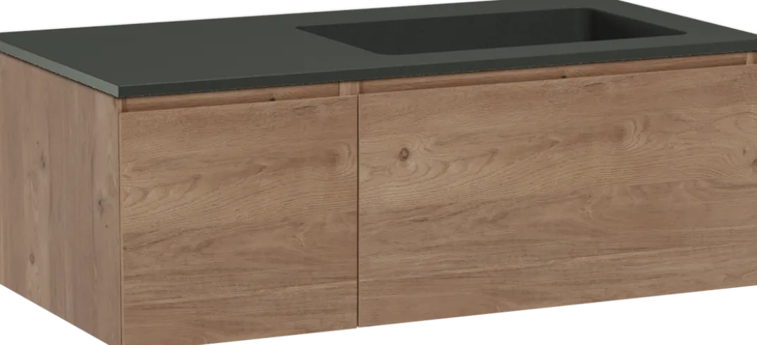 Storke Edge badkamermeubel met Scuro wastafel