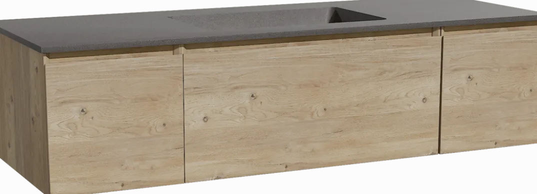 Storke Edge badkamermeubel met Scuro wastafel