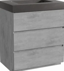Storke Edge badkamermeubel met Scuro High wastafel