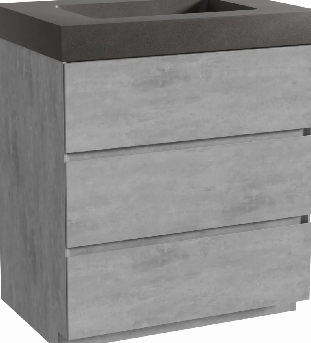 Storke Edge badkamermeubel met Scuro High wastafel