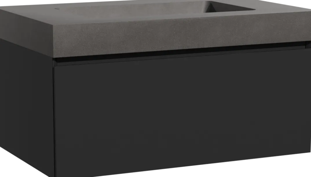 Storke Edge badkamermeubel met Scuro High wastafel