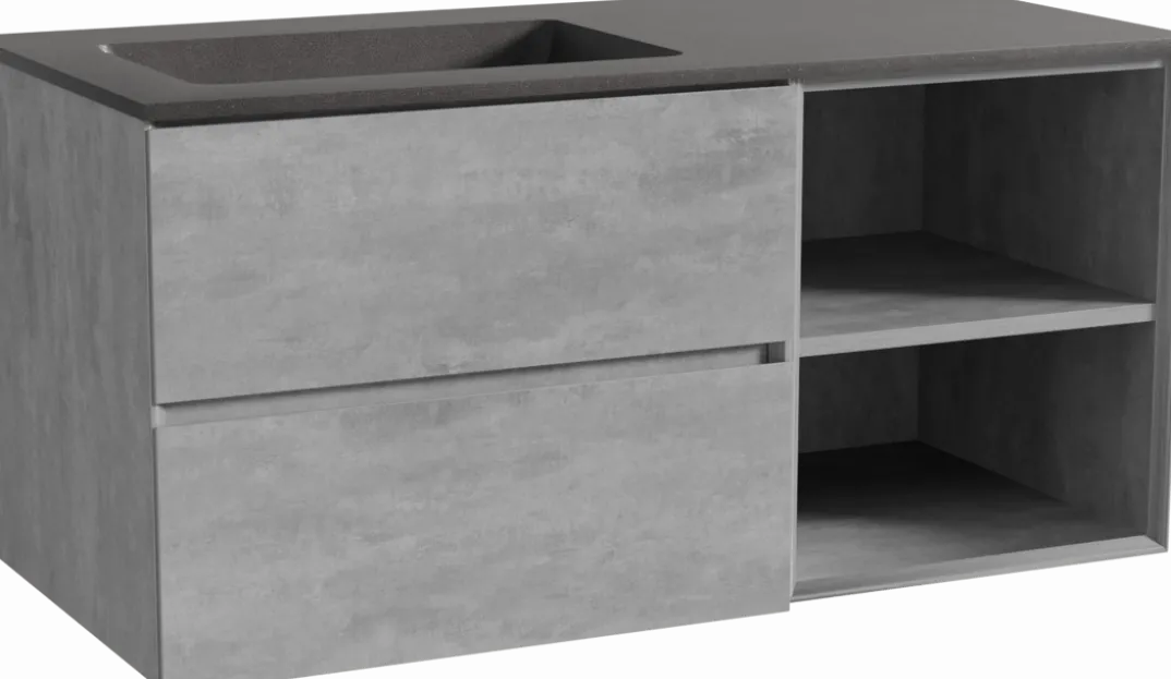 Storke Edge badkamermeubel met Scuro wastafel