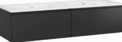 Storke Edge badkamermeubel met Kera wastafel, afvoerpluggen inbegrepen
