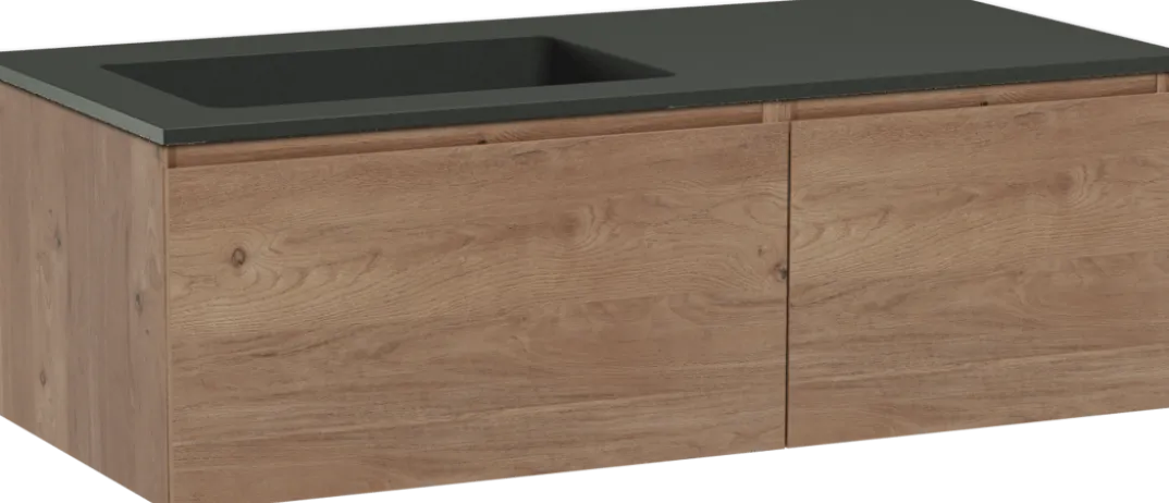 Storke Edge badkamermeubel met Scuro wastafel