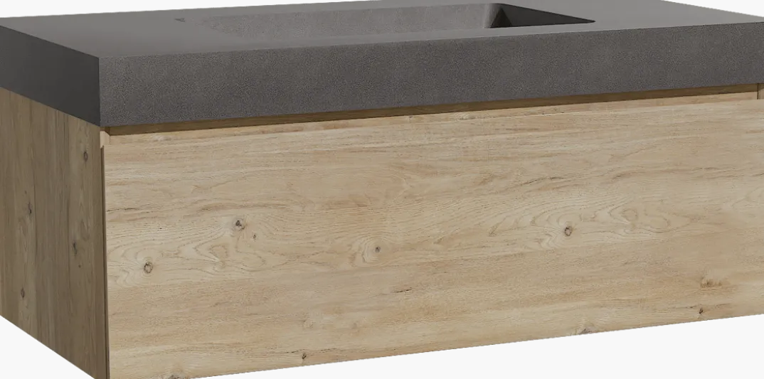 Storke Edge badkamermeubel met Scuro High wastafel