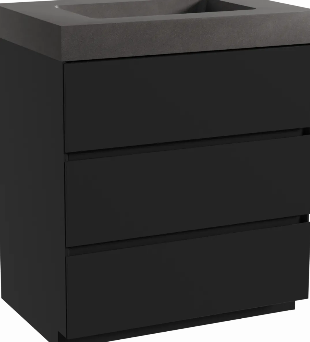 Storke Edge badkamermeubel met Scuro High wastafel