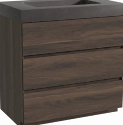 Storke Edge badkamermeubel met Scuro High wastafel