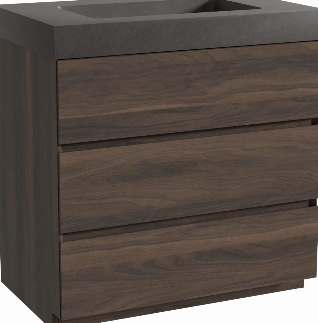 Storke Edge badkamermeubel met Scuro High wastafel