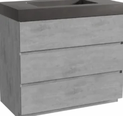 Storke Edge badkamermeubel met Scuro High wastafel