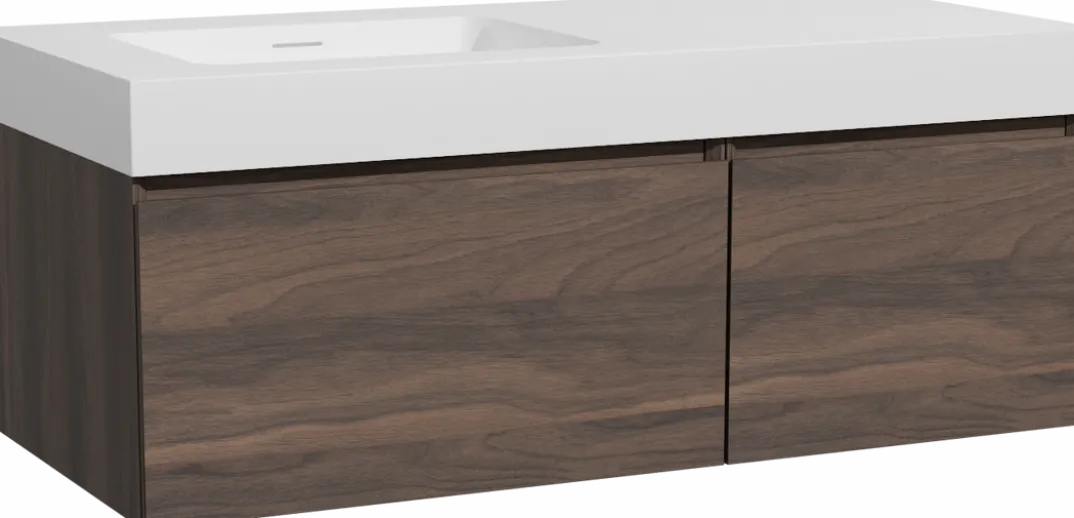 Storke Edge badkamermeubel met Mata High wastafel