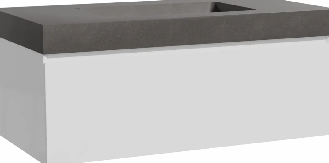 Storke Edge badkamermeubel met Scuro High wastafel