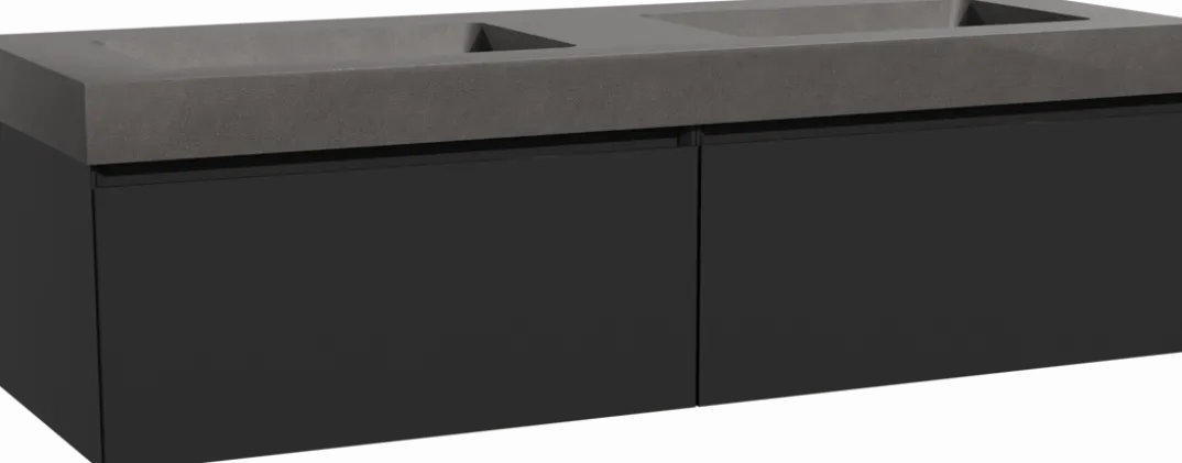 Storke Edge badkamermeubel met Scuro High wastafel