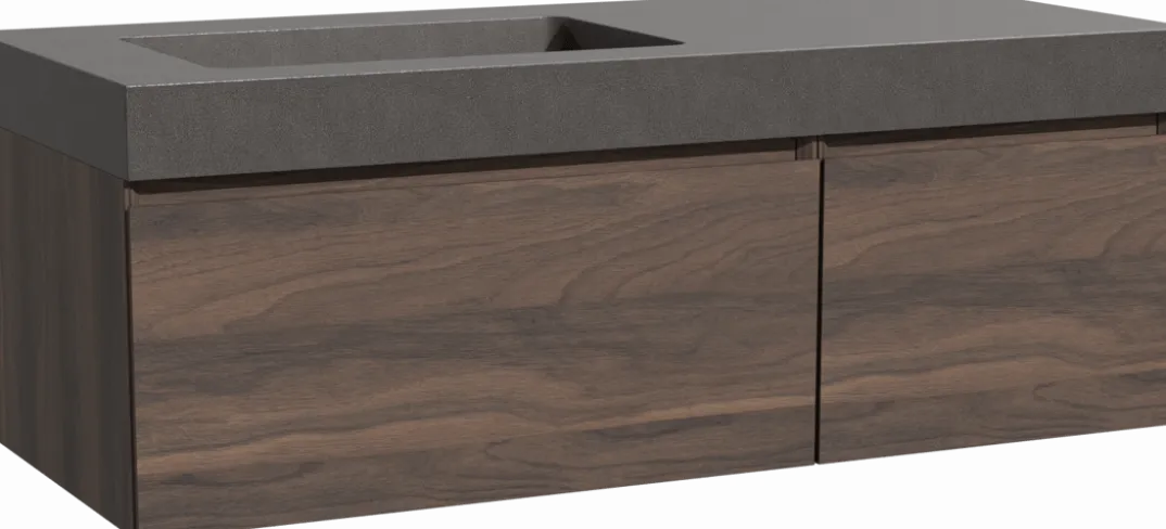 Storke Edge badkamermeubel met Scuro High wastafel