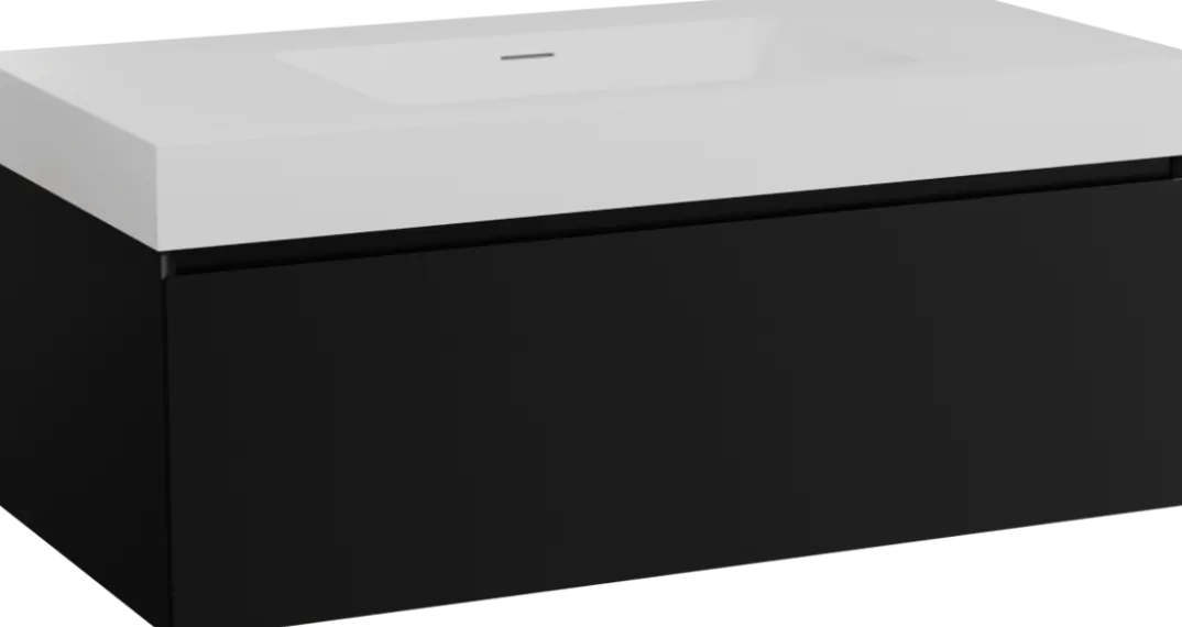 Storke Edge badkamermeubel met Mata High wastafel