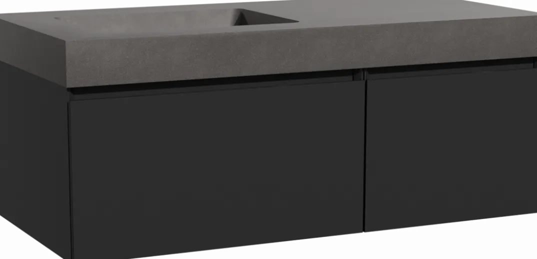 Storke Edge badkamermeubel met Scuro High wastafel