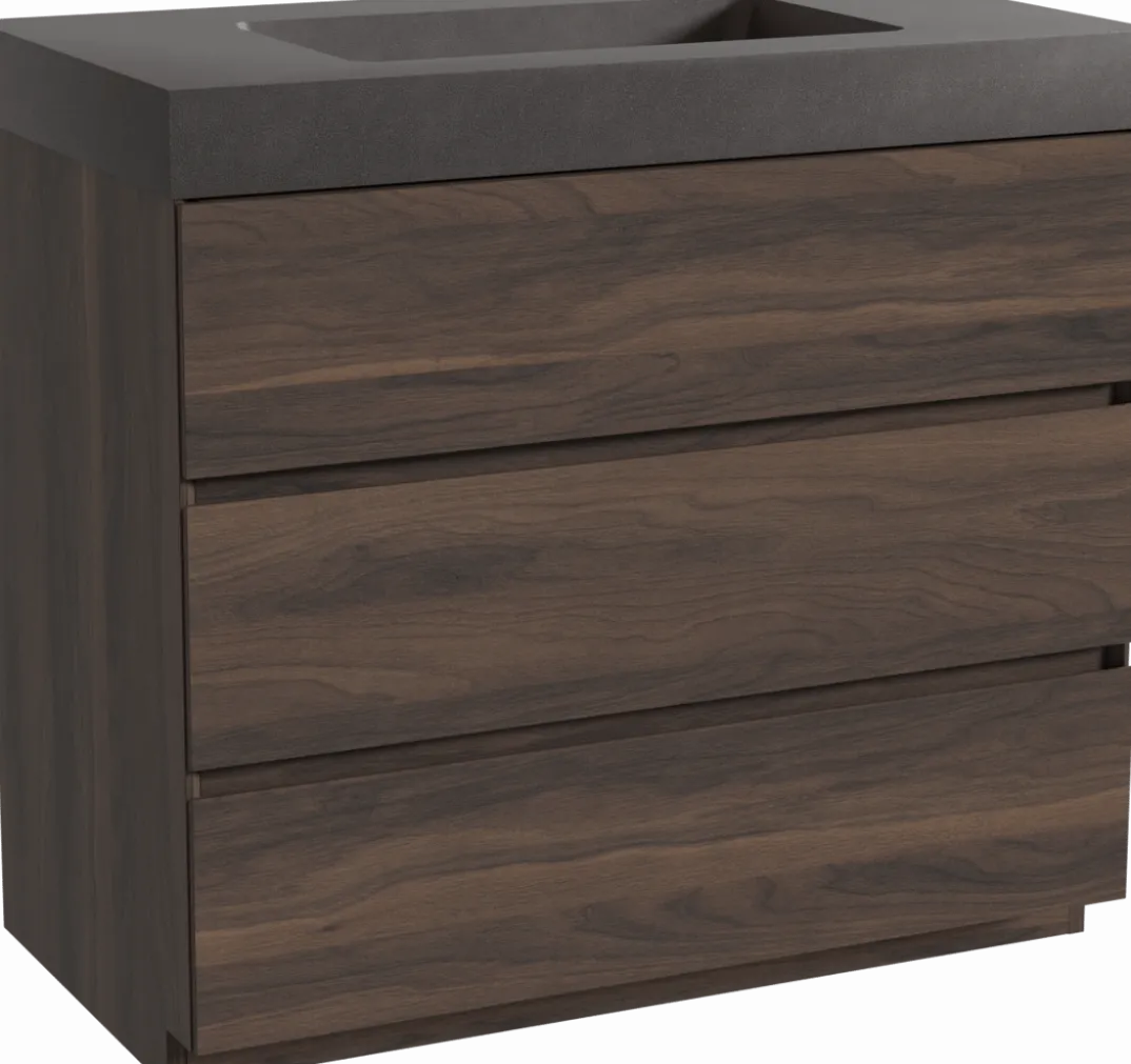 Storke Edge badkamermeubel met Scuro High wastafel
