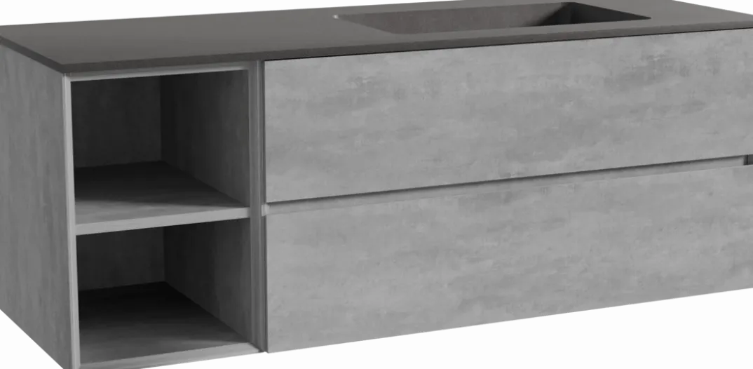 Storke Edge badkamermeubel met Scuro wastafel