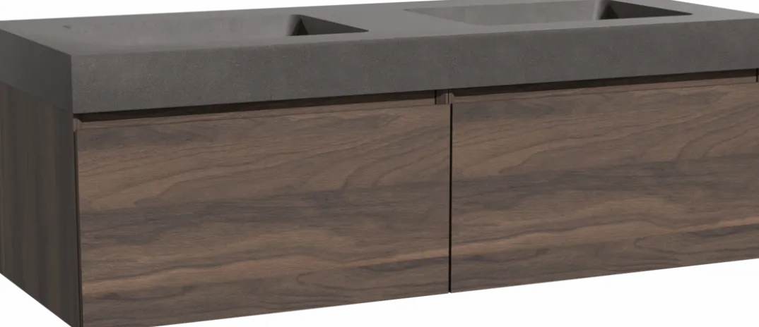 Storke Edge badkamermeubel met Scuro High wastafel