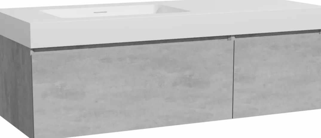 Storke Edge badkamermeubel met Mata High wastafel