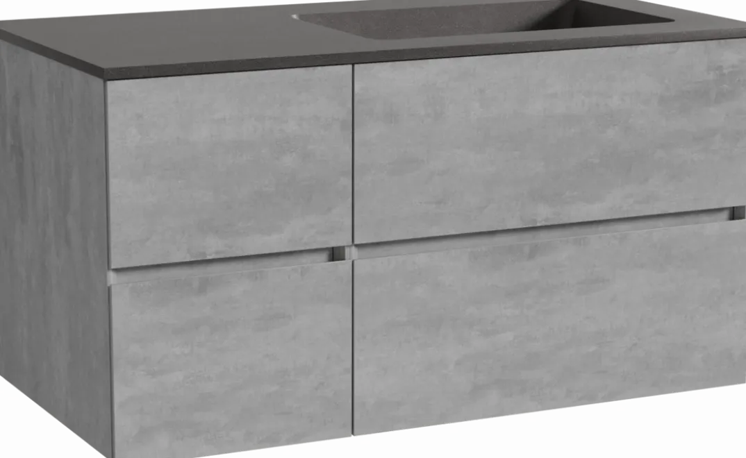 Storke Edge badkamermeubel met Scuro wastafel