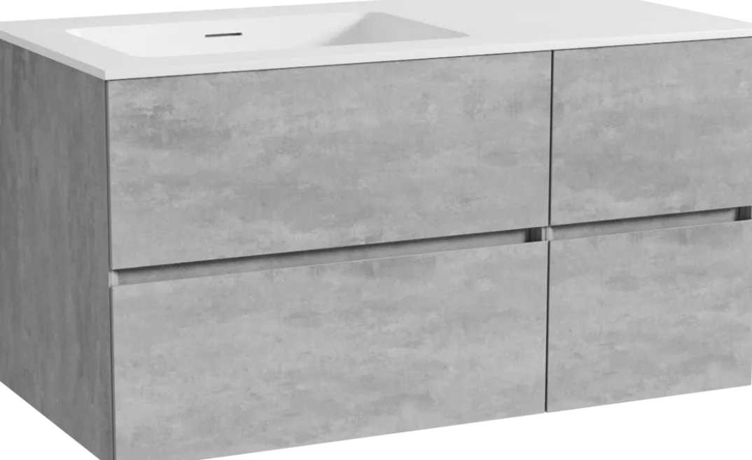 Storke Edge badkamermeubel met Mata wastafel