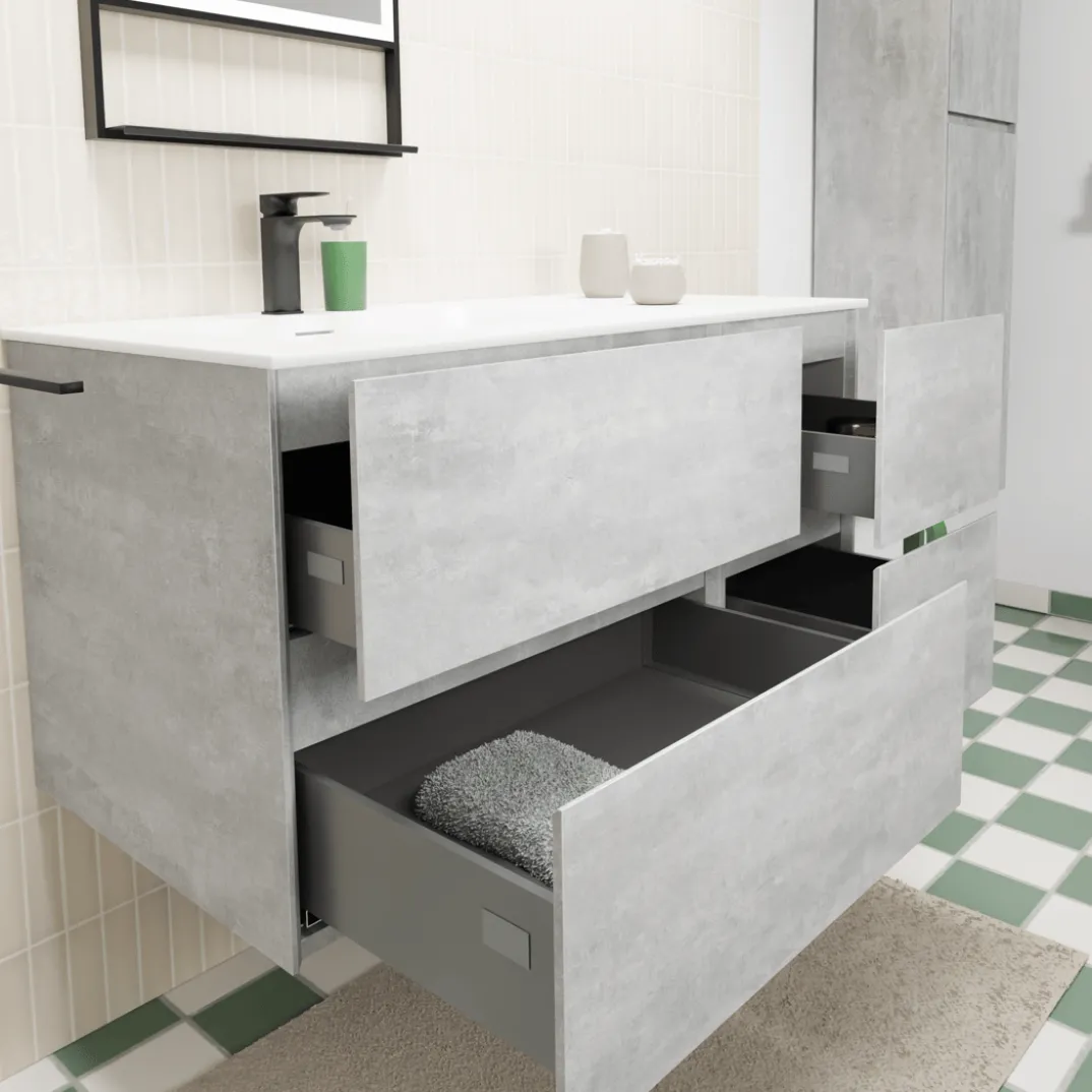 Storke Edge badkamermeubel met Mata wastafel