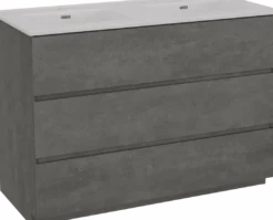 Storke Edge badkamermeubel met Kera wastafel, afvoerpluggen inbegrepen