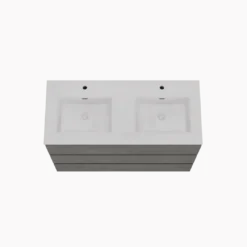Storke Edge badkamermeubel met Kera wastafel, afvoerpluggen inbegrepen