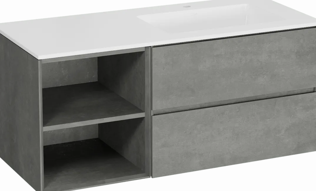 Storke Edge badkamermeubel met Bilia wastafel